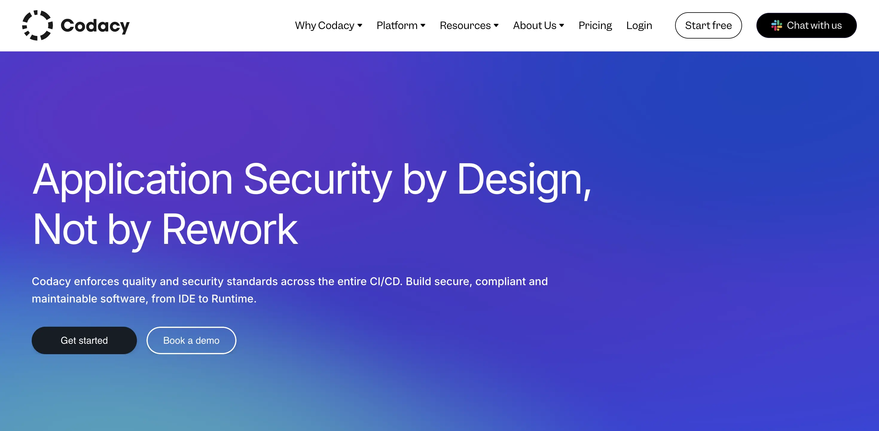 Codacy is a code quality and security platform