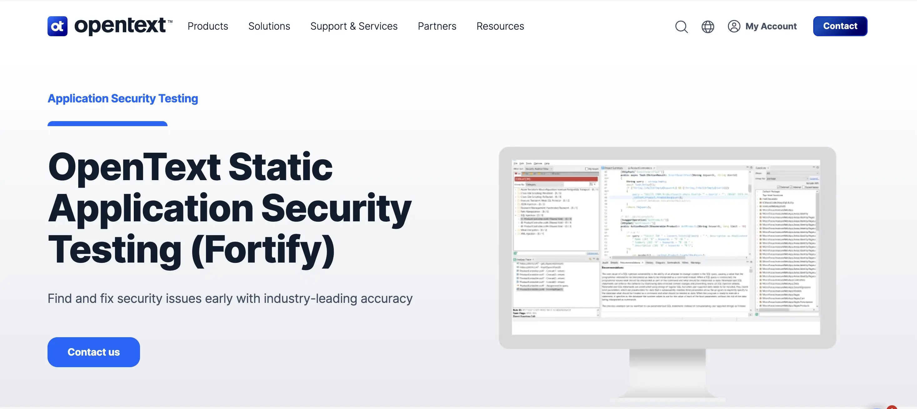 Fortify OpenText - SAST tools to secure your code