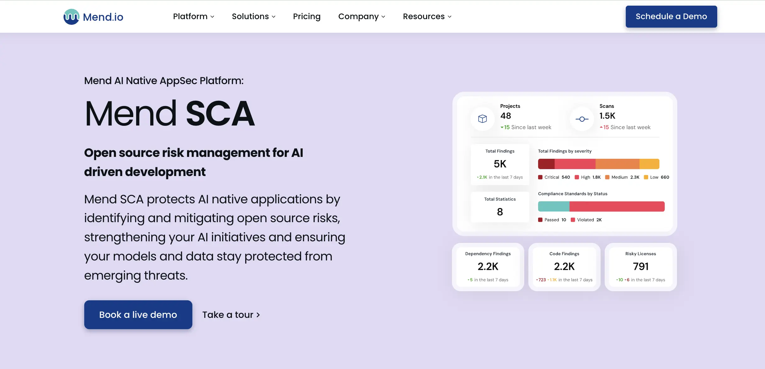 mend - one of best sca tool
